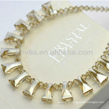 Luxurious yellow Austrian original crystal necklace wholesale